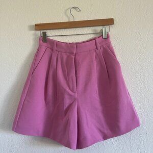 Pink Tailored Abercrombie and Fitch Shorts